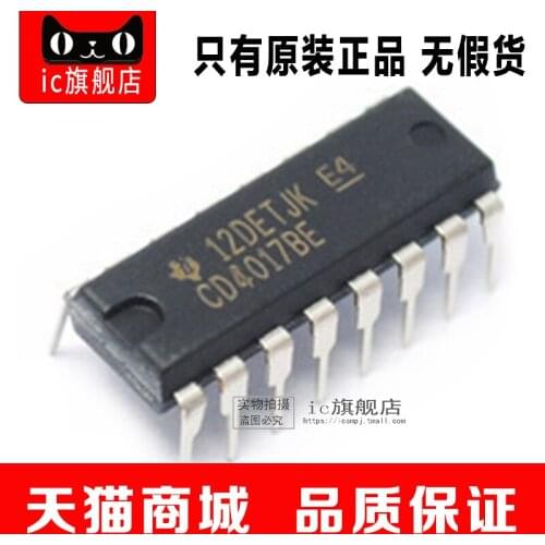 Ic CD4017BE CD4017 4000 CMOS DIP16