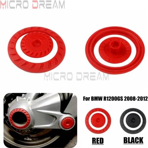 Red Motorcycle Right Side Angle Gearbox End Drive Cover ABS Rear Drive Shaft Cover For BMW R1200GS R1200 GS 2008-2012