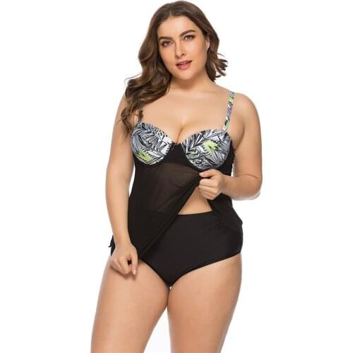 Summer Mesh Biquini Swimwear Swimming Suit Bikini Set Women Sexy Beach Wear Push Up Bathing Suit Swimsuit Women Plus Size 3XL