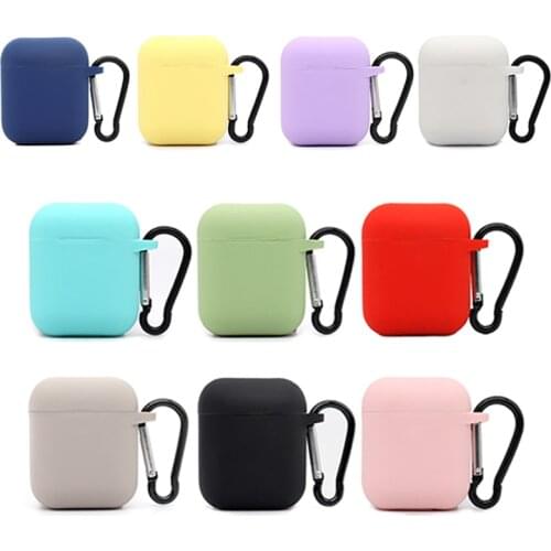 Soft Silicone Cases For Apple Airpods 1/2 Protective Bluetooth Wireless Earphone Cover For Apple Air Pods Charging Box Bags