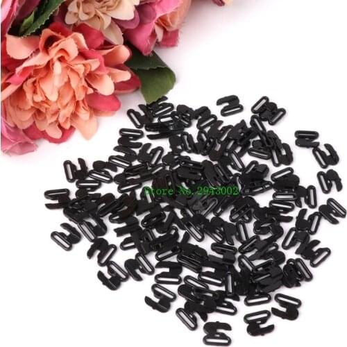 New 50x BIKINI Clips Hook Snap Bra Clasps Swimsuit Buttons Apparel Sewing Buckles