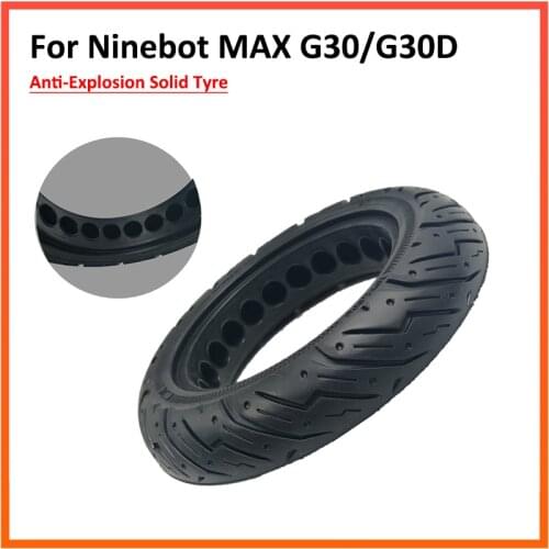Solid Tyre for Ninebot Max G30 G30D Electric Scooter Durable Scooter Tyre Anti-Explosion Tire Kickscooter Accessories