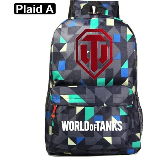 Game World Of Tanks Backpack for Girls Boys Teens Cool Travel Knapsack Children Rucksack Kids School Bags Mochila Galaxia