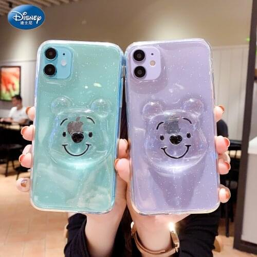 DISNEY 2021 Mickey Silicone Case for IPhone 11 Pro Xs Max iPhone 12 12PRO 12PROMAX Official Liquid Silicon 360 Full Cover