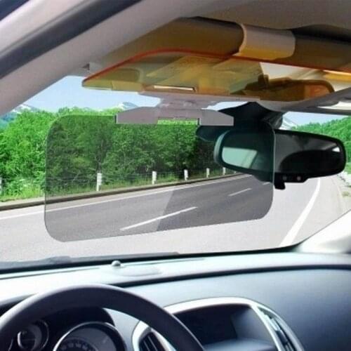 Car Sun Visor 2 In 1 Anti Glare HD Night Vision Car Sunshade Adjustable Car Sun Visor Car Accessories 2021