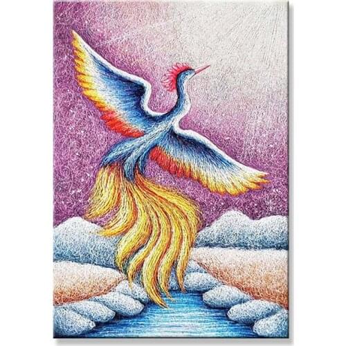 Modern Handmade line drawing abstract oil painting on canvas home decoration wall art picture for living room bedroom no framed