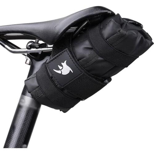 Rhinowalk Outdoor Folding Portable Tool Bags Bicycle Tool Storage Bag Foldable Bag MTB Road Bike Saddle Bag Bicycle Accessories