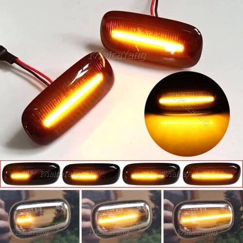 2X LED Dynamic Side Marker Turn Signal Light Indicator for Audi A3 S3 8L 2000-2003 A8 D2 1999-2002 TT 8N 2000-2006