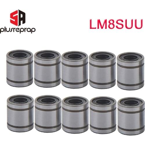 10PCS LM8SUU 8mm 8x15x17mm Linear Ball Bearing for Reprap 3D Printer Kit Parts
