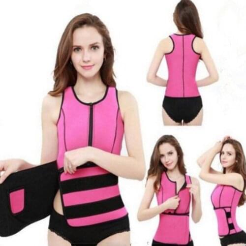 40%HOTWomen Fashion Adjustable Waist Trimmer Belt Body Shaper Slimming Vest Tank Top
