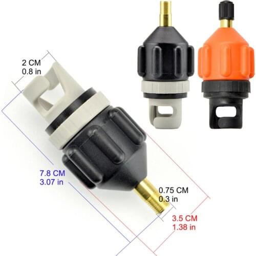 Hot Sale Air Valve Adaptor Skillful Manufacture Rowing Boat Air Valve Adaptor Nylon Kayak Inflatable Pump Adapter for SUP Board