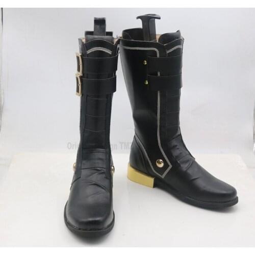 God Eater Julius Visconti Cosplay Shoes Boots Halloween Party Cosplay Costume Accessories