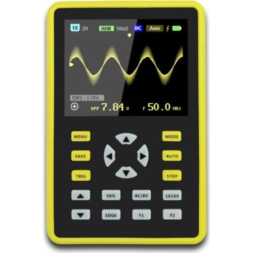 5012H 2.4-Inch Ips Screen Digital Oscilloscope 500Ms/S Sampling Rate 100Mhz Analog Bandwidth Supports Waveform Storage