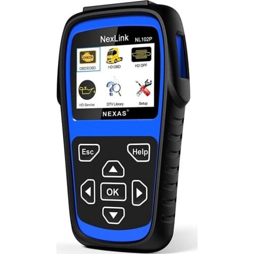 Nexas NL102P DPF Regenerate Oil Light Reset For Diesel Heavy Duty Trucks OBD2 Diagnostic Scanner OBD Scan Tool Car Diagnosis