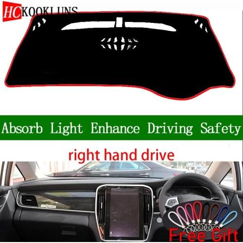 For BYD SONG MAX 2017 2018 2019 Right Hand Drive Dashboard Cover Car Stickers Sun Shade Dash Mat Carpet Interior Accessories