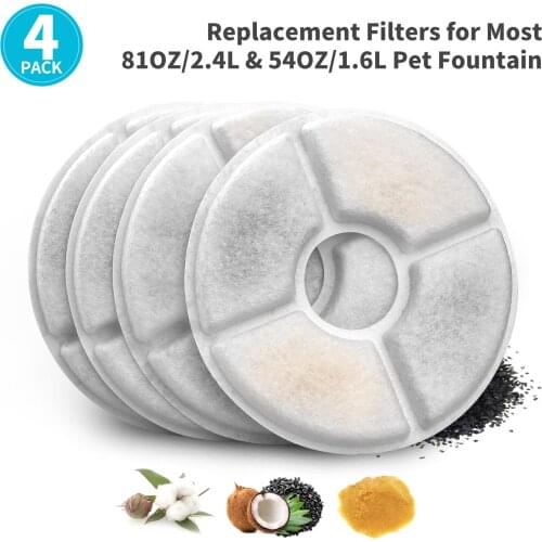 Pet Cat Water Fountain Filter For Pet Fountain Automatic Flower Water Charcoal filters Dispenser Compatible Cats Dogs