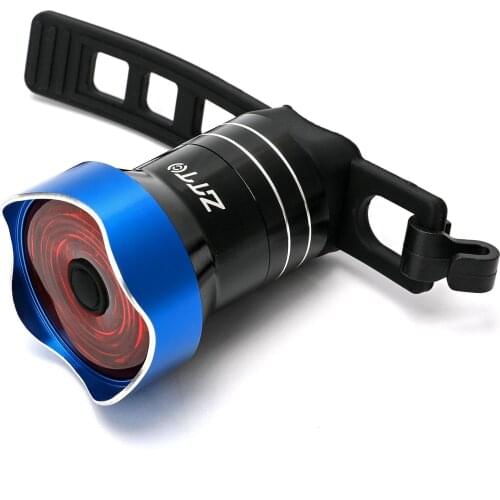 ZTTO Smart Bicycle Rear Light Auto Start/Stop Brake Sensing IPx6 Waterproof USB Charge Cycling Tail Taillight Bike LED