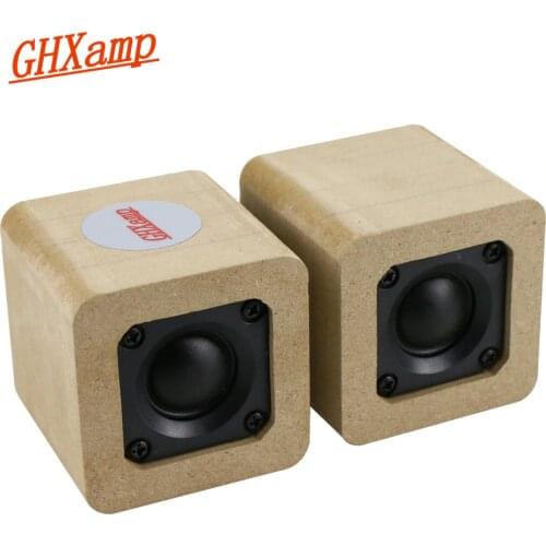 GHXAMP Neodymium Tweeter Speaker 6ohm 15W Silk Film for Full Range Maze Speaker Treble Compensation With Capacitance 1Pairs