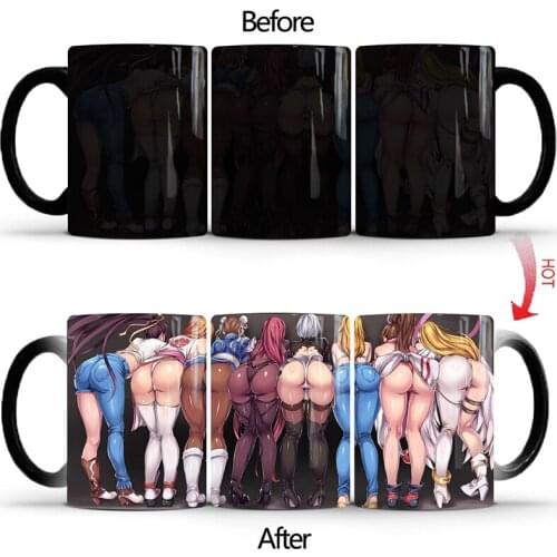 1Pcs New 350ml Sexy Girl Color Changing Mug Ceramic Mug Coffee Mug Milk Tea Mug Gift for Your Family Friends Children Kids
