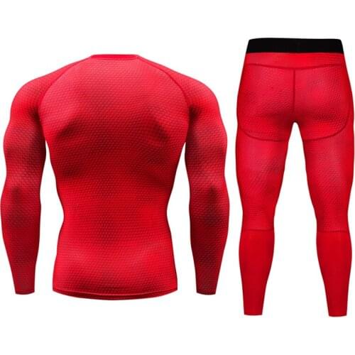 New 2019 20 Fitness Men Sets Camouflage Compression Shirts + Leggings Base Layer Gejinidi Brand Long Sleeve T Shirt Clothing