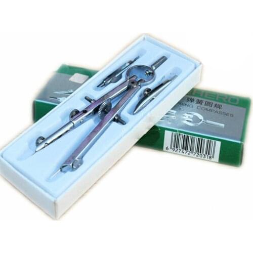 Professional Drawing Compasses Set Technical Precision School Metal Bow Divider Spring Compasses Drawing Tool Compasso Escolar