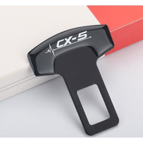For Mazda CX-5 CX5 CX 5 Accessories Car Styling Safety Belt Buckles Real Trucks Car Seat Safty Belt Alarm Canceler Stopper 1pcs