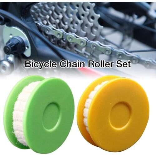 Chain Oil Injection Roller Bicycle/Motorcycle Cycling Oiler Gear Chain Chain Lubricator Roller Tool Cleaning Clean C6Z1