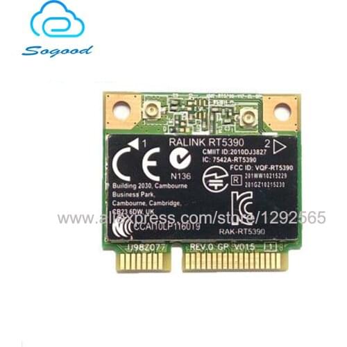 WLAN card for Ralink RT5390 2.4G Mini PCI-E 802.11n 150Mbps wireless network card for HP CQ45 CQ58 4340s 4445s SPS 691415-001