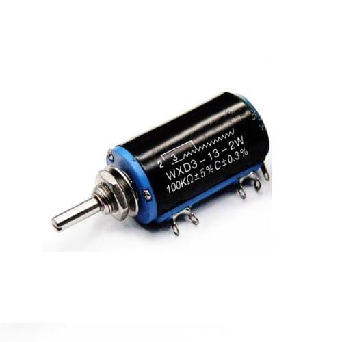 WXD3-13-2W 100K ohm Rotary Multiturn Wirewound Potentiometer