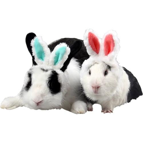 Funny Pet Dog Cat Cap Costume Warm Rabbit Hat New Year Party Christmas Cosplay Accessories Photo Props Headwear Dropshipping