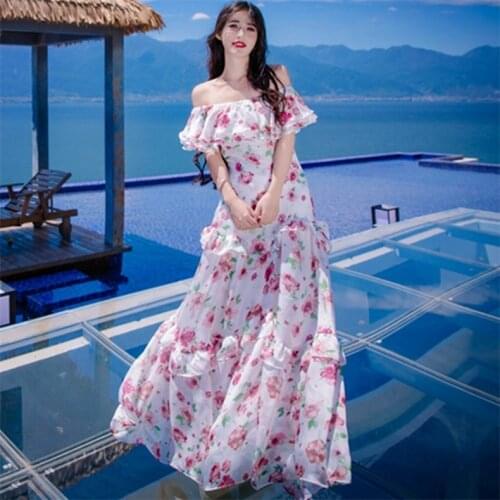 New High Quality Explosions Leisure Vintage Elegant Party Dresses Women Print Sleeveless Spring summer Casual Shirt Dress
