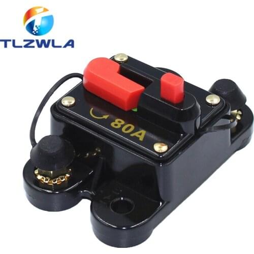 10pcs 50A 60A 80A 100A 125A 150A 200A optional Car Audio Inline Circuit Breaker Fuse for 12V Protection SKCB-01-100A hot sale