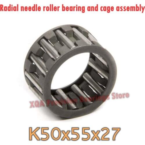 10PCS/LOT K505527 Radial needle roller bearing and cage assembly 50*55*27 mm K50x55x27