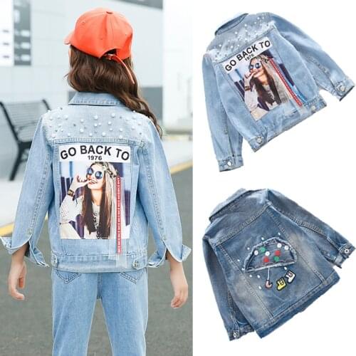 Kids Baby Boys Jacket 2021 Autumn Spring Children Jackets For Boys Outerwear Coat For Boys Denim Jacket Children Clothing