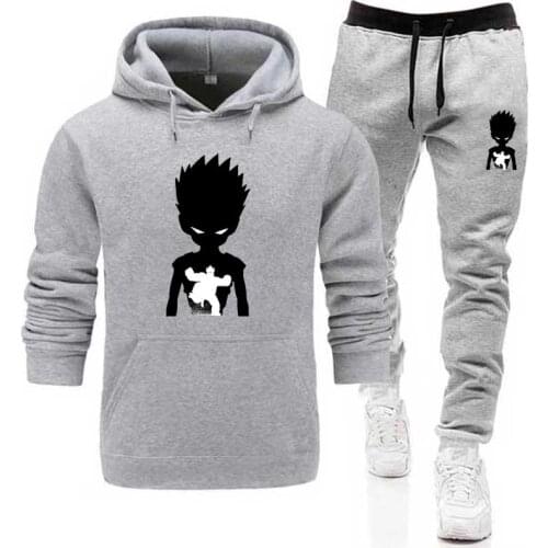 Goku Hoodie Sets Casual Warm vegeta Hoodie and Pant Harajuku Wholesale SportSuits Drop Shipping Sweatshirts Tracksuit Sportswear
