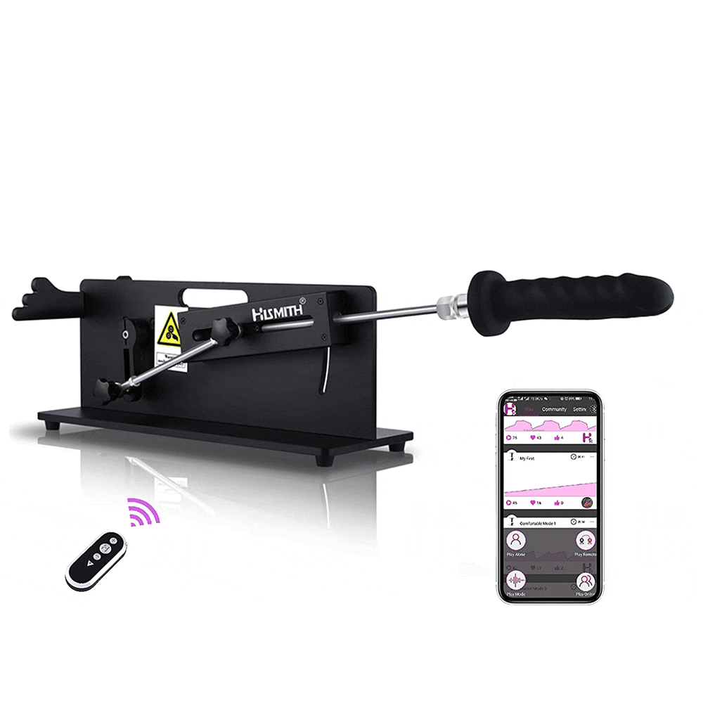 Hismith Sex Machine Table Top 2.0 Pro Max Premium Sex Machine With APP/Remote/Wire 3 In 1 Control 100W Sex Machine For Women