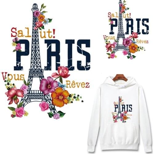 DIY Fashion Font Iron on Transfer Patches for Clothing Thermal Stickers on Clothes Girls Clothing Cartoon Patch Appliques BadgeS