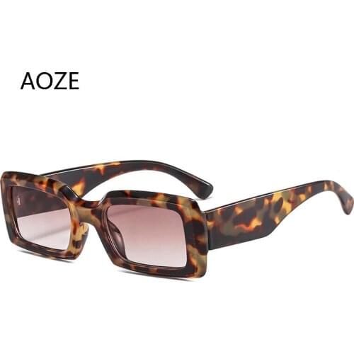 Classic Retro Square Sunglasses Women Brand Vintage Travel Small Rectangle Sun Glasses For Female Oculos Lunette De Soleil Femm