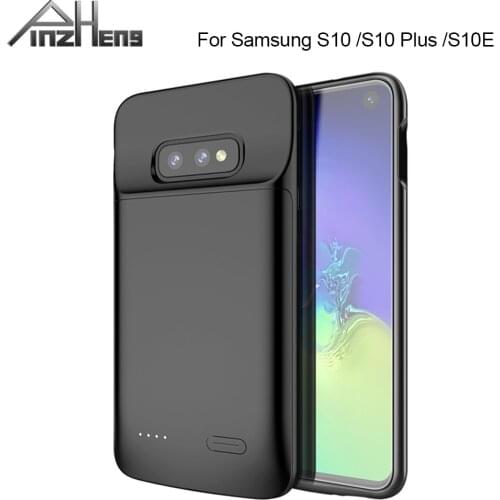 PINZHENG 5000mAh Battery Charger Case For Samsung S10 Plus S10e Charging Case For Samsung S10 Portable Power Bank Charger