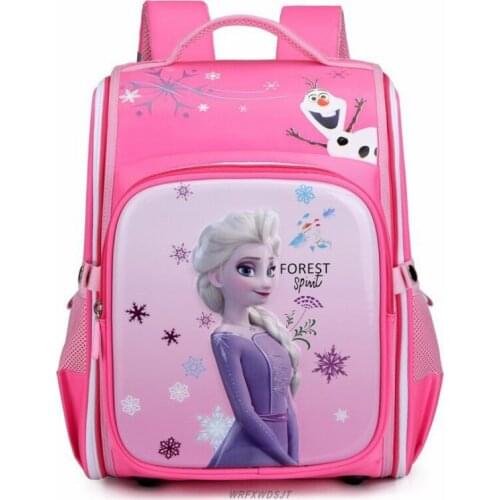 Disney Frozen School Bags for Girls Elsa Kindergarten Backpack Suitable Kidst Water Proof School bags Mochilar