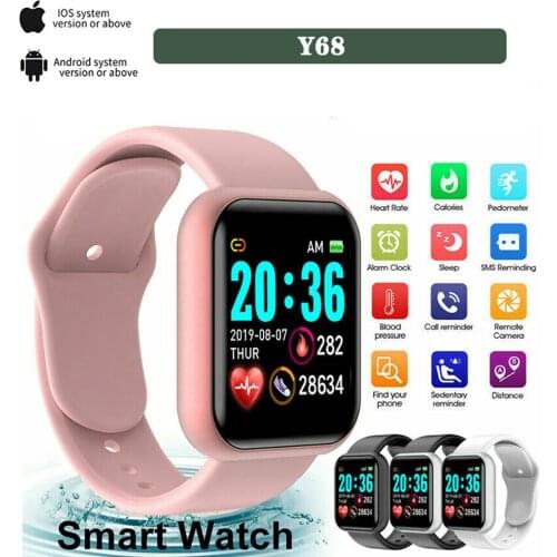 Fashion Smart Digital Watch for Men Women with Bluetooth Call Reminder Remote Camera Heart Rate Monitoring Sport Wirstwatch