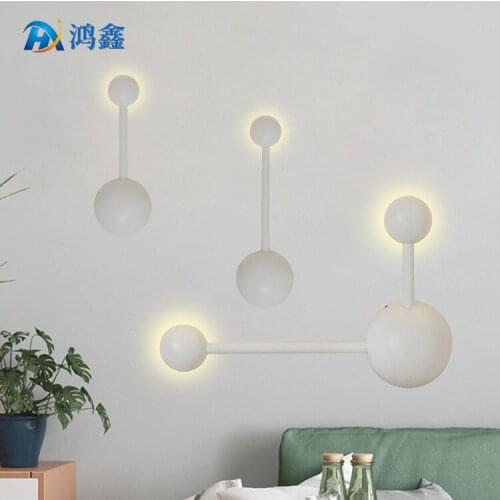 Modern led glass ball wandlamp deco maison wall lamp bedroom lamp living room lamp