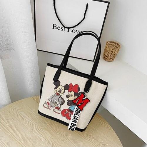 Disney canves mickey mouse shoulder bag Minnie handbag 2 orders US $13.60US $20.30-33% US $2.00 New User Coupon Get coupons Colo