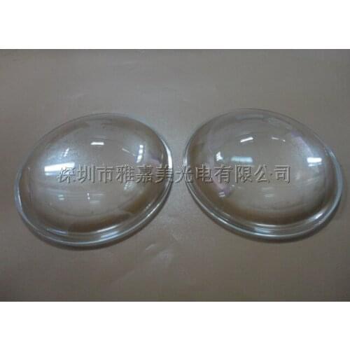 Optical glass convex lens Diameter 64MM Height: 17.8MM and 19MM Led lens,100W light plano convex lens