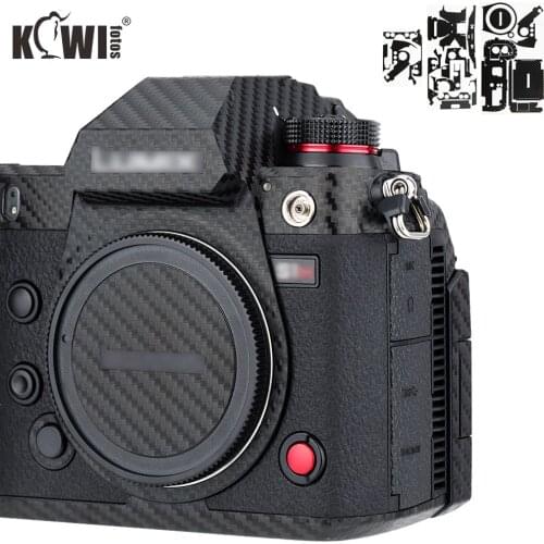 Kiwi Anti-Scratch Camera Body Skin Cover Protector Film for Panasonic Lumix DC-S1H Camera - 3M Sticker Carbon Fiber Pattern