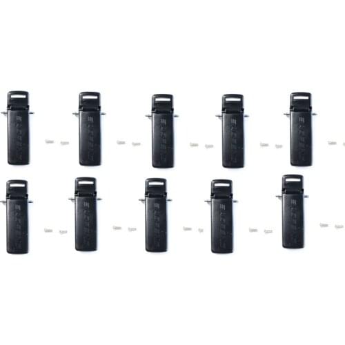 Lot 10PCS Belt Clip with Screws For Baofeng UV5R UV-5R UV-5RA UV-5RB UV-5RC UV-5RD UV-5RE 5RE+ TYT TH-F8 F9 Walkie Talkie