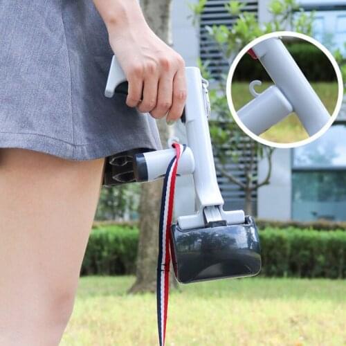 Tooth-shaped Notch Flexible Rotation Easy toandle PE Material Two-in-one Pet Toilet Picker