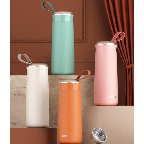 370ml Quality Travel Mug Vacuum Flasks Stainless Steel Thermos Bottle Car Thermo Cup Coffee Tea Portable Student Thermo Mug