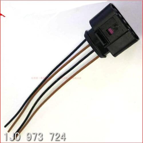 4pcs/lot 4 Pin/Way Ignition Coil Connector Plug Repair Kit With Wire Pigtail For VW Beetle Golf Audi A4 A6 1.8T 1J0973724