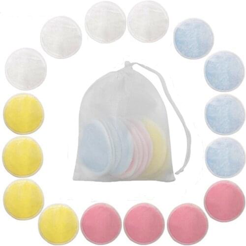 5/1Pcs Washable Cotton Reusable Make Up Remover Pad Breast Pad Skin Cleaner Ladies Beauty Care Women Beauty Make Up Health Care